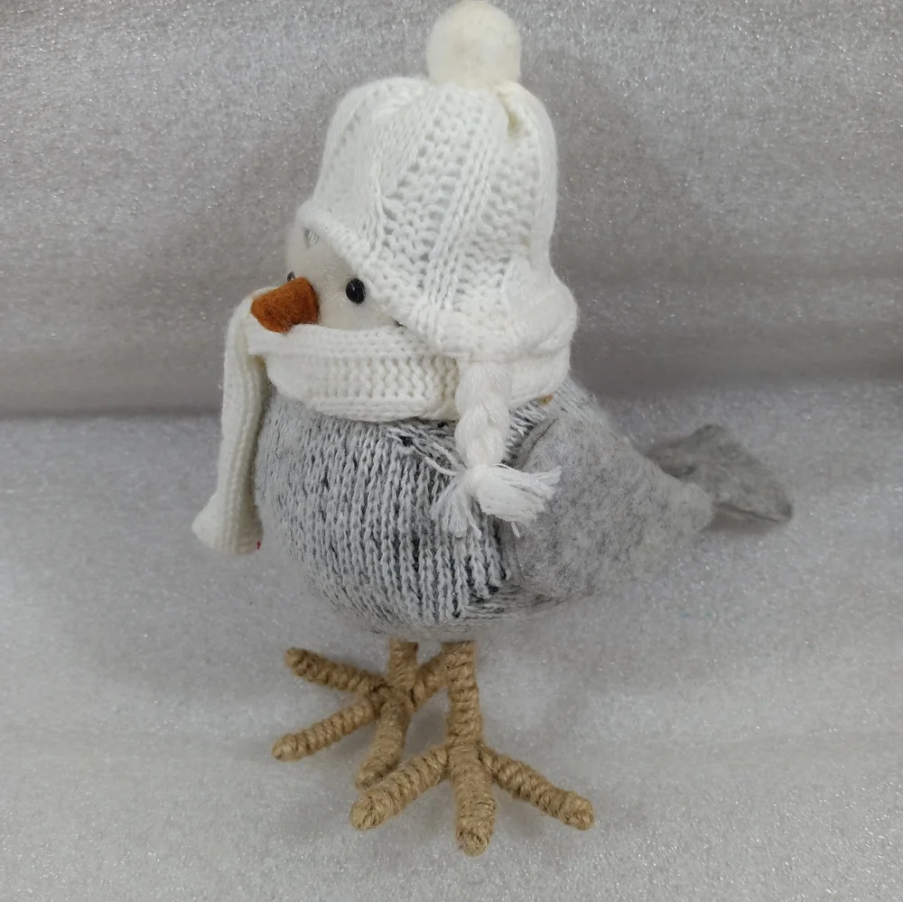 2015 Target Wondershop Fabric Bird Gray Tweed